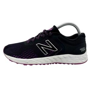 New Balance Fresh Foam Arishi Women's 8.5B Running Shoes Black Purple Sneakers